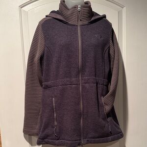 The North Face Women's Charcoal Hooded Ski Jacket